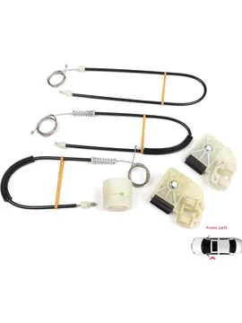 VW Transporter T5 T6 Caravelle Multivan 2003-2024 7H0837753 İçin Ön Sol Kapı Cam Kriko Tamir Seti