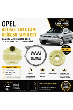 Opel Astra G Arka Cam Krikosu Tamir Seti Sağ Sol Uyumlu (1998-2004) Cam Mekanizması Onarım Kiti