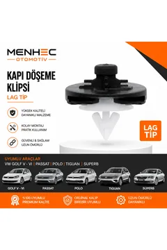 VW Golf 5-6 Passat Polo Tiguan Skoda Superb Kapı Döşeme Klipsi – İç Trim Sabitleme Klipsi 10 Adet