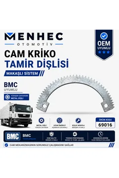 BMC Cam Kriko Tamir Dişlisi Makaşlı Sistem Cam Mekanizma Dişlisi OEM Uyumlu