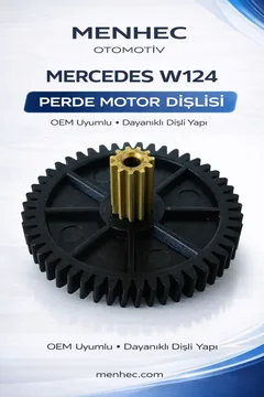 Mercedes W124 Arka Perde Motor Dişlisi Cam Perde Tamir Dişlisi Uyumlu