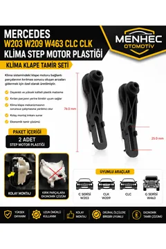 Mercedes C Class CLC CLK W203 W209 W463 Klima Step Motor Plastiği Kalorifer Klape Tamir Seti 2 Adet