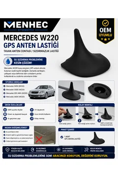 Mercedes W220 S430 S500 S55 AMG S600 GPS Anten Lastiği Tavan Anten Contası OEM Uyumlu