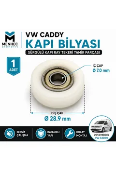 VW Caddy Sürgülü Kapı Ray Tekeri Bilyası 1 adet