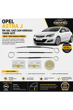 Opel Astra J Ön Sol Sağ Cam Krikosu Tamir Seti (2010-2016) Cam Mekanizması Onarım Kiti