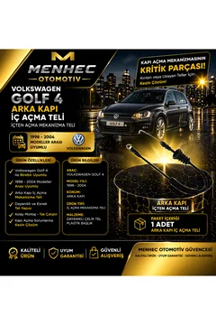 Golf 4 Arka Kapı İç Açma Teli Kapı Mekanizma Teli 1998-2004
