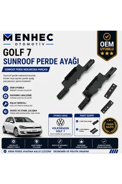 Volkswagen Golf 7 Sunroof Perde Ayağı Tamir Kiti Perde Mekanizma Parçası OEM Uyumlu